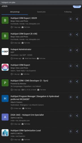HubSpot CRM internship jobs in Mississauga