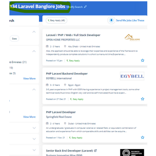 Laravel internship jobs in Calgary