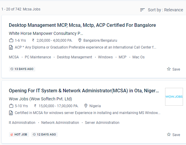 MCSA internship jobs in Kelowna