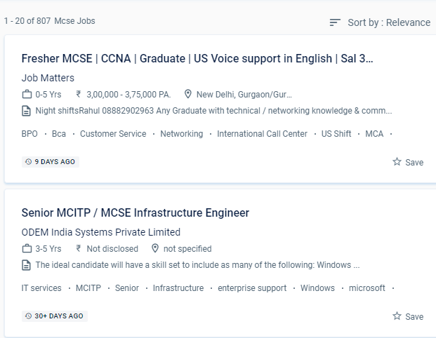 MCSE internship jobs in Calgary
