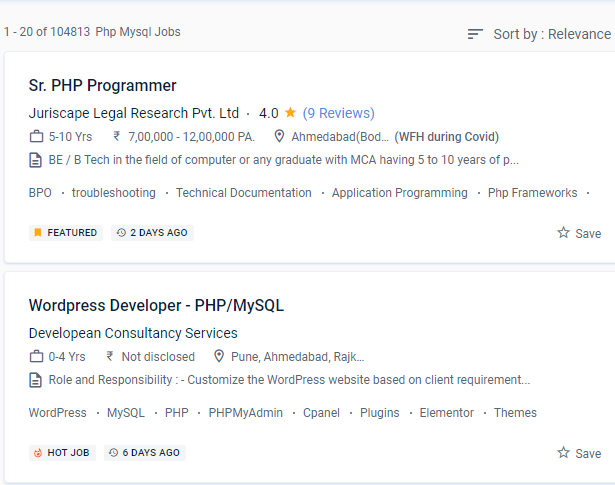 Php/MySQL internship jobs in Edmonton