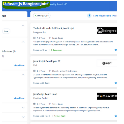 React JS internship jobs in Brampton