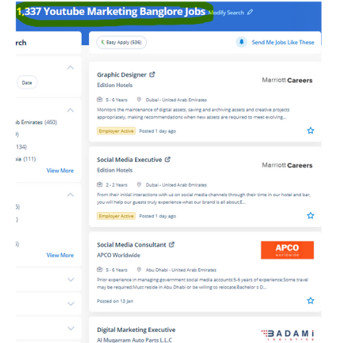 YouTube Marketing internship jobs in Mississauga
